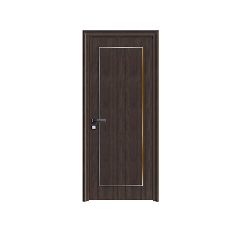 SPK-1003 Gold frame Veneer Painted Door