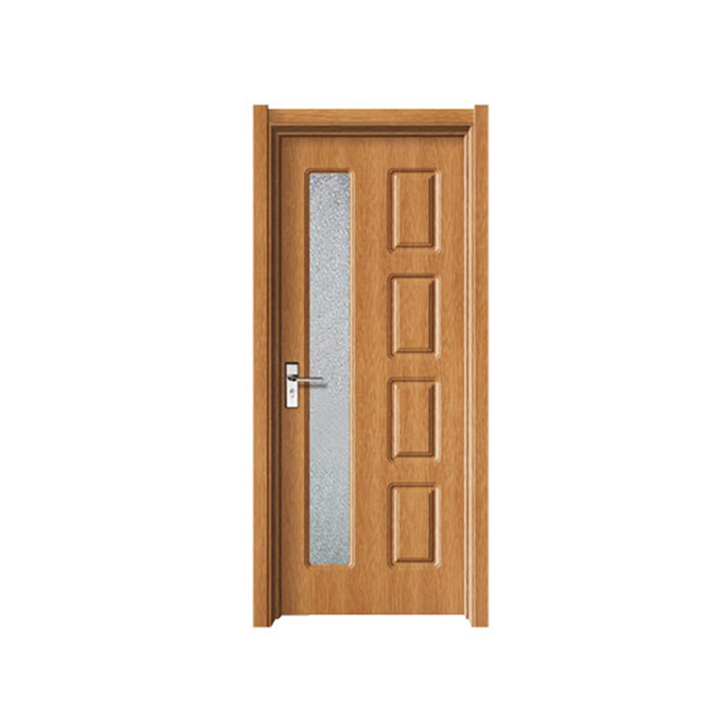 SPM-8151 Brown multiple rectangles PVC MDF Door