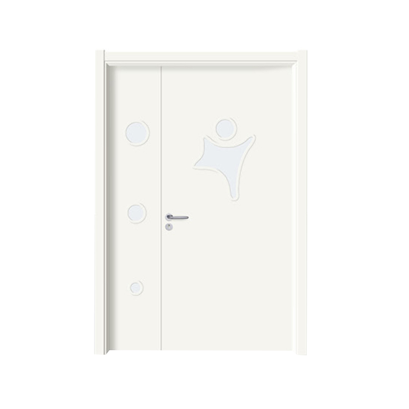 MLD-4016 Irregular shapes and circles Melamine Door