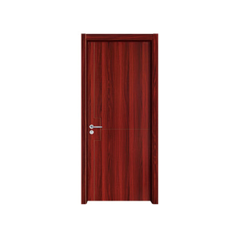MLD-4120 Red background simple lines Melamine Door