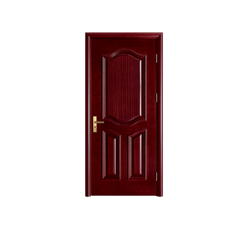 SPK-1073 Dark Red Veneer Painted Door