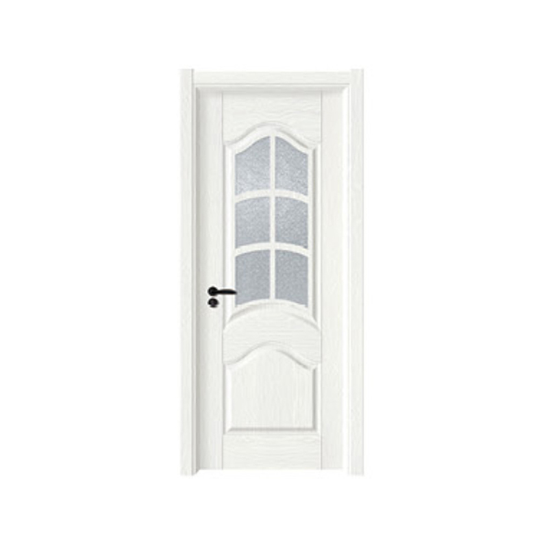 MLD-4845 Curved glass windows Melamine Door
