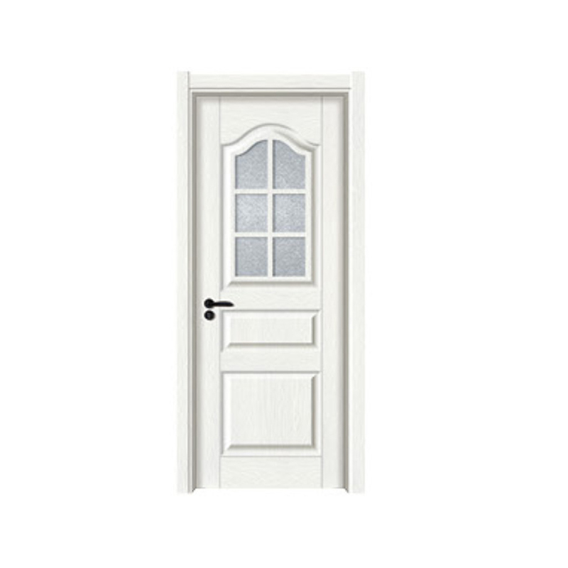 MLD-4844 Embossed frame glass Melamine Door