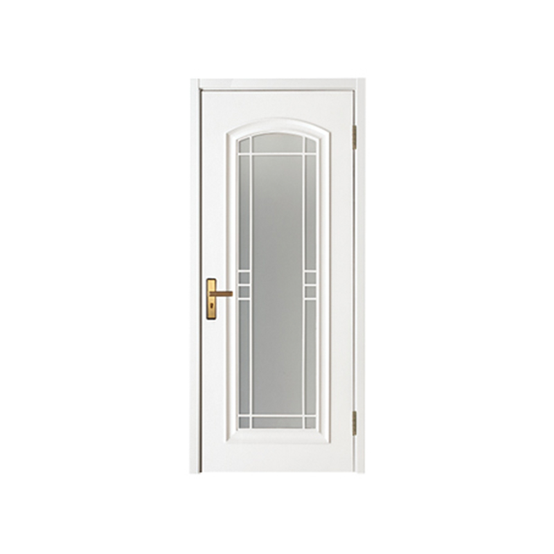 SPK-1068 Long Window Veneer Painted Door