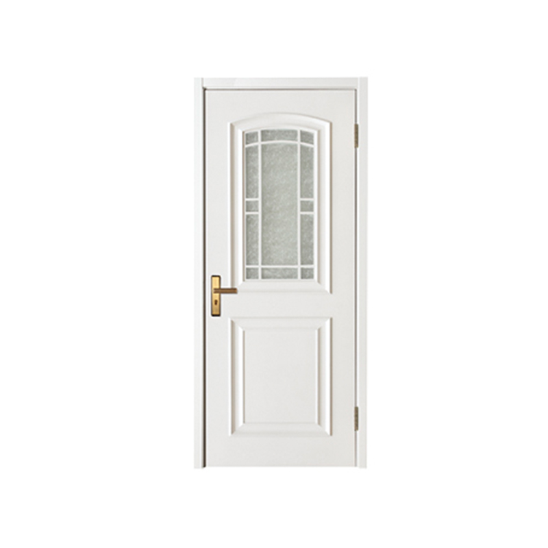 SPK-1067 Striped window frame Veneer Painted Door