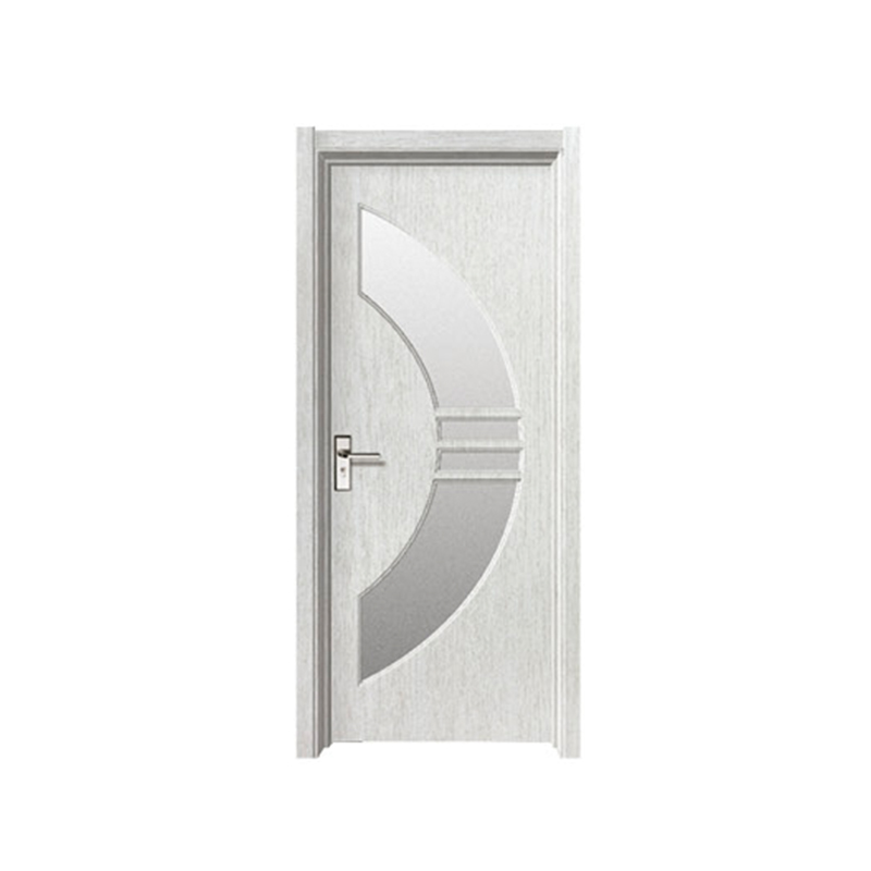 SPM-8126 Semicircular glass PVC MDF Door