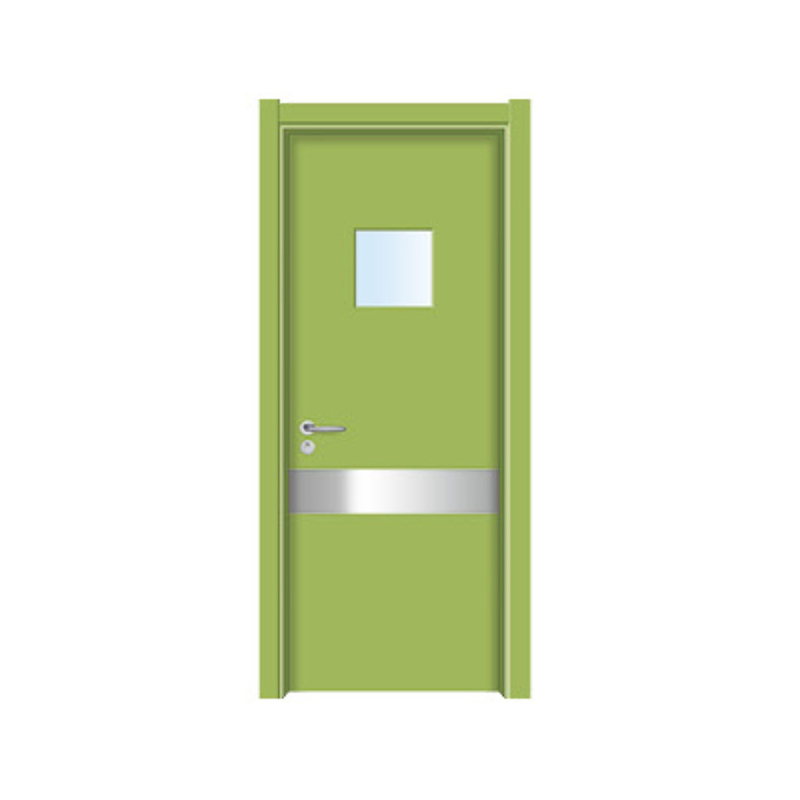 MLD-4013 Small glass window Melamine Door