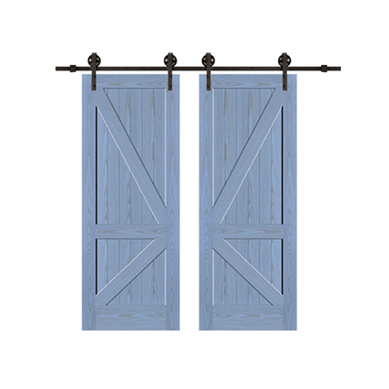 SPK-1057 Slide double open Veneer Painted Door
