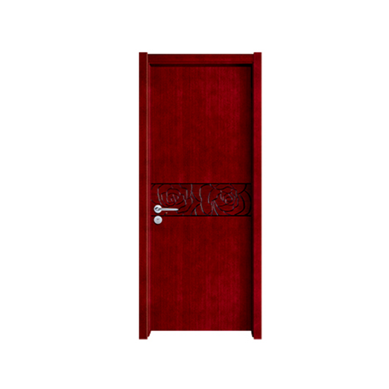 SPK-1104 Red flowers Veneer Painted Door