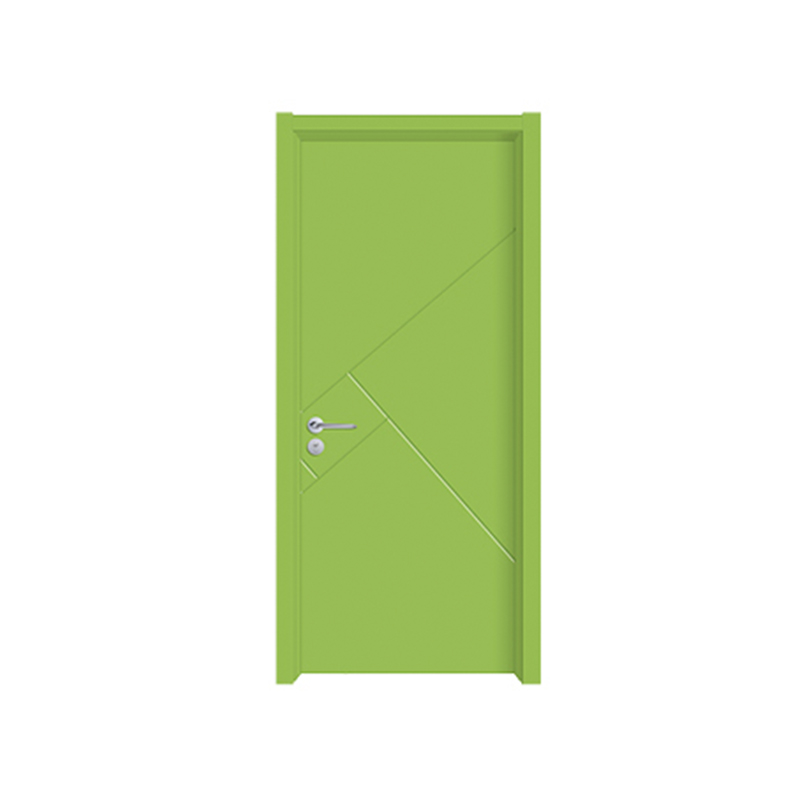 SPK-1051 Light green rectangle Veneer Painted Door