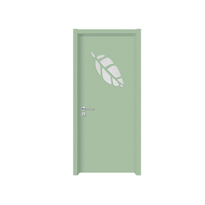 SPK-1050 Leaf Glass Veneer Painted Door
