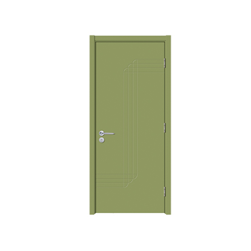 SPK-1049 Right angle lines Veneer Painted Door