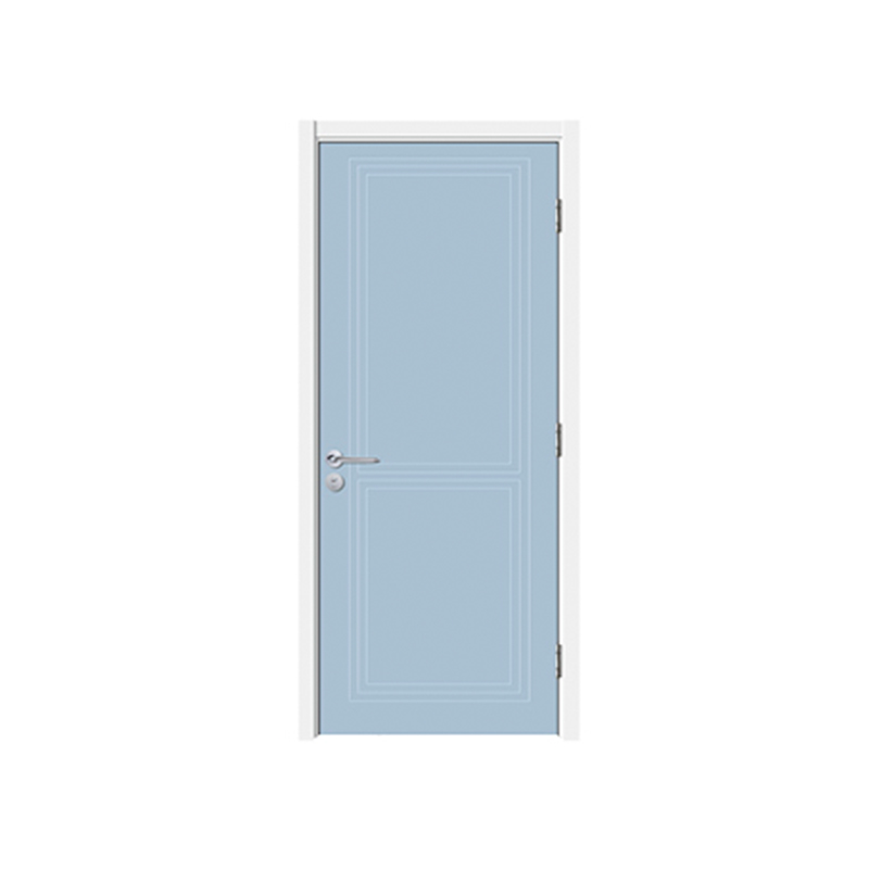 SPK-1046 White border lines Veneer Painted Door