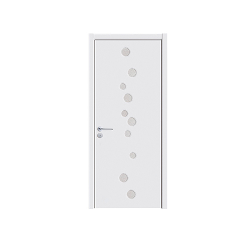 SPK-1039 Circular pattern Veneer Painted Door