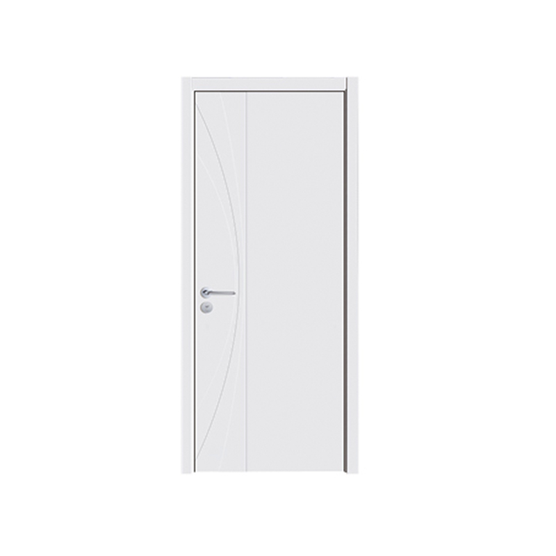 SPK-1032 Two lines Veneer Painted Door