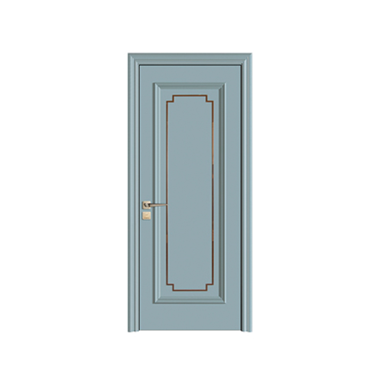 SPK-1027 Light blue simplicity Veneer Painted Door