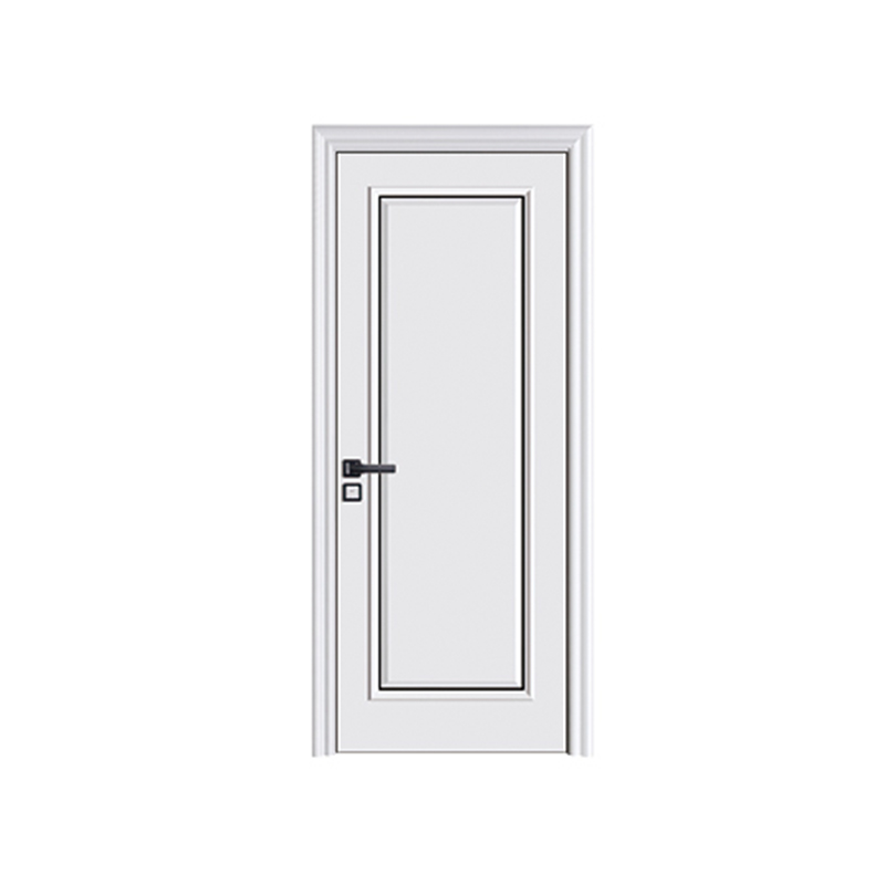 SPK-1023 White black frameVeneer Painted Door
