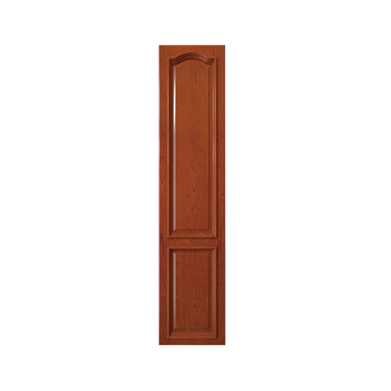 CD-Y006 Brown Arched Wood Grain Wardrobe Door