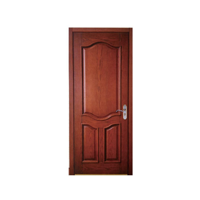 NSW-5 Deep red symmetry Natural Solid Wood Door