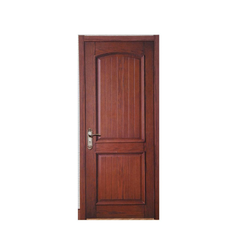NSW-4 Traditional handle Natural Solid Wood Door